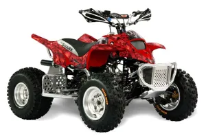 Apex Pro Shark MXR 70 / 90 ATV Graphic Kit - All Years Bone Collector Red
