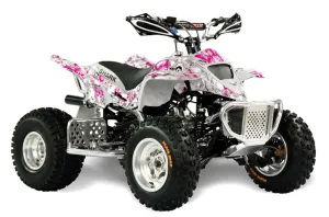 Apex Pro Shark MXR 70 / 90 ATV Graphic Kit - All Years Butterfly Pink