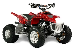 Apex Pro Shark MXR 70 / 90 ATV Graphic Kit - All Years Reaper Red