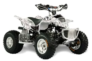 Apex Pro Shark MXR 70 / 90 ATV Graphic Kit - All Years Reaper White