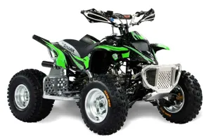 Apex Pro Shark MXR 70 / 90 ATV Graphic Kit - All Years Tribal Flames Green