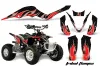 Apex Pro Shark MXR 70 / 90 ATV Graphic Kit - All Years Tribal Flames Red