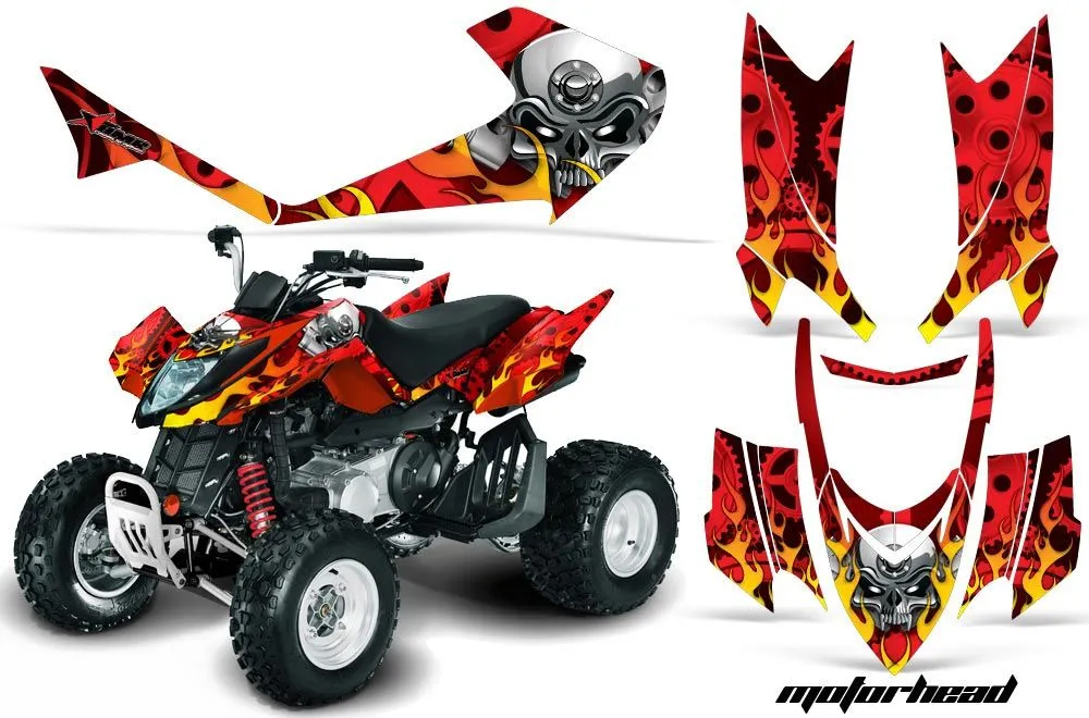 Arctic Cat DVX300 ATV Custom Graphic Kit - All Years