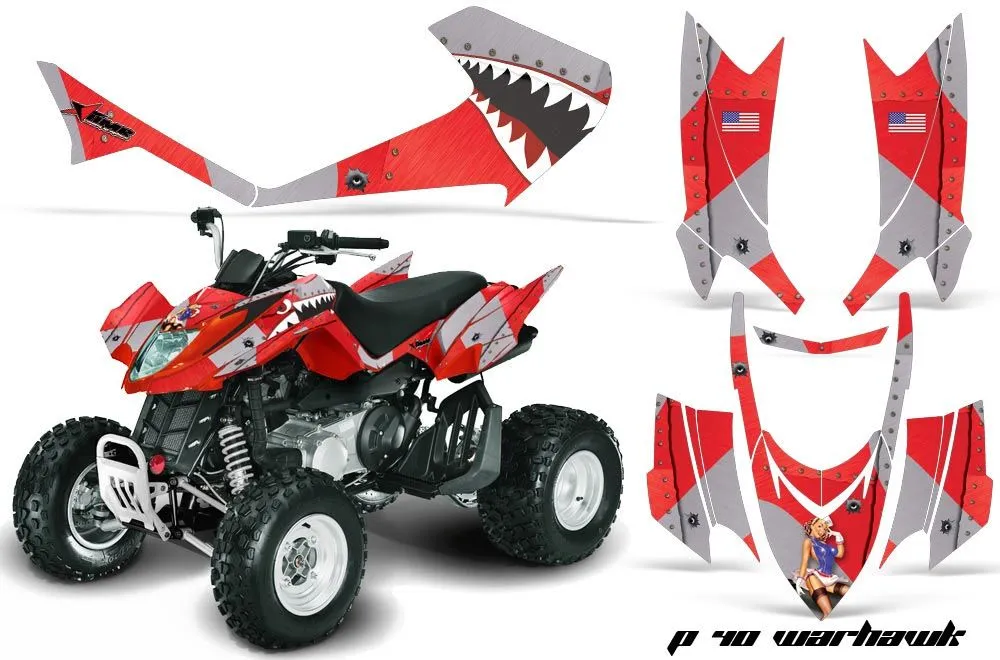 Arctic Cat DVX300 ATV Custom Graphic Kit - All Years