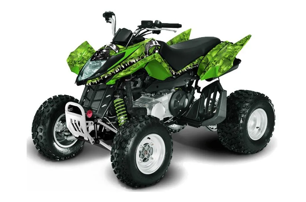 Arctic Cat DVX300 ATV Graphic Kit - All Years Reaper Green