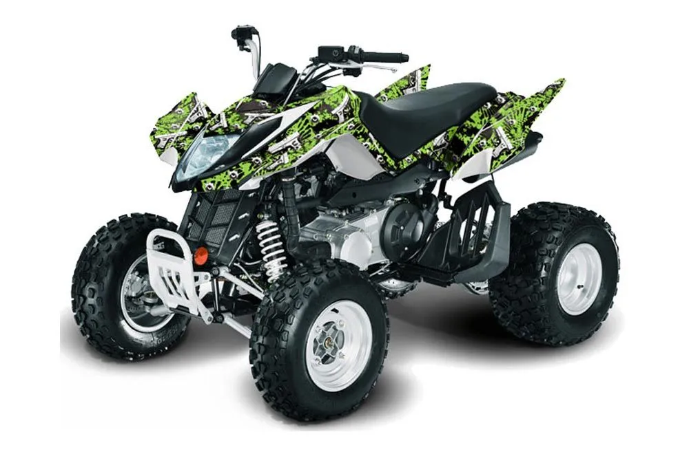 Arctic Cat DVX400 ATV Graphic Kit - All Years Guns Green