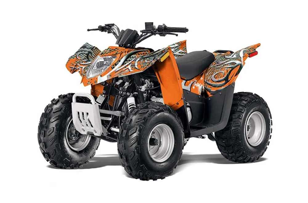 Arctic Cat DVX50 ATV Graphic Kit - 2008-2017 Deaden Orange