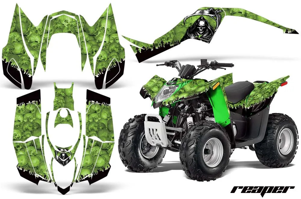Arctic Cat DVX50 ATV Graphic Kit - 2008-2017 Reaper Green