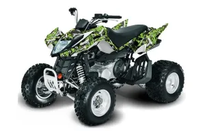 Arctic Cat DVX400 ATV Graphic Kit - All Years Guns Green
