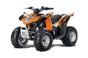 Arctic Cat DVX50 ATV Graphic Kit - 2008-2017 Carbon X Orange