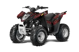 Arctic Cat DVX90 ATV Graphic Kit - 2008-2017 Widow Maker Red