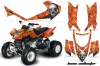 Arctic Cat DVX300 ATV Graphic Kit - All Years Bone Collector Orange