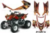 Arctic Cat DVX300 ATV Graphic Kit - All Years Firestorm Red