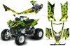 Arctic Cat DVX300 ATV Graphic Kit - All Years Motorhead Green
