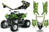 Arctic Cat DVX300 ATV Graphic Kit - All Years Reaper Green