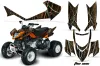 Arctic Cat DVX300 ATV Graphic Kit - All Years The One Orange