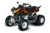 Arctic Cat DVX300 ATV Graphic Kit - All Years The One Orange