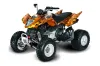 Arctic Cat DVX400 ATV Graphic Kit - All Years Motorhead Orange