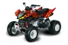 Arctic Cat DVX400 ATV Graphic Kit - All Years Motorhead Red