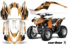 Arctic Cat DVX90 ATV Graphic Kit - 2008-2017 Carbon X Orange