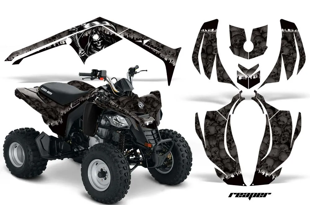 Can Am Bombardier DS250 ATV Graphic Kit - 2006-2021 Reaper Black