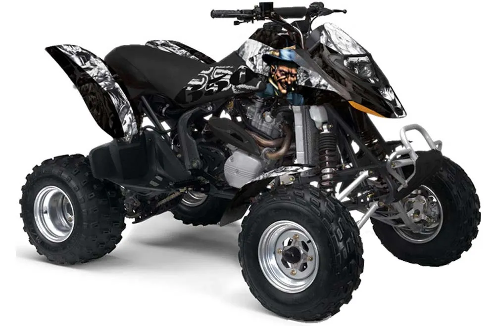 Can Am Bombardier DS650 ATV Graphic Kit - 2000-2007 Mad Hatter Black