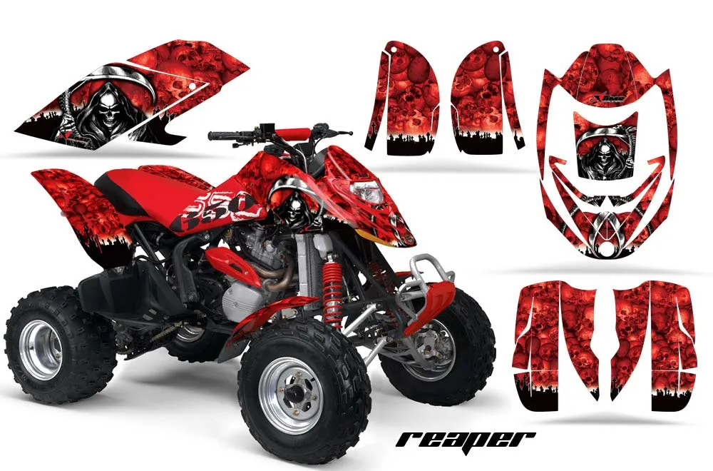 Can Am Bombardier DS650 ATV Graphic Kit - 2000-2007 Reaper Red