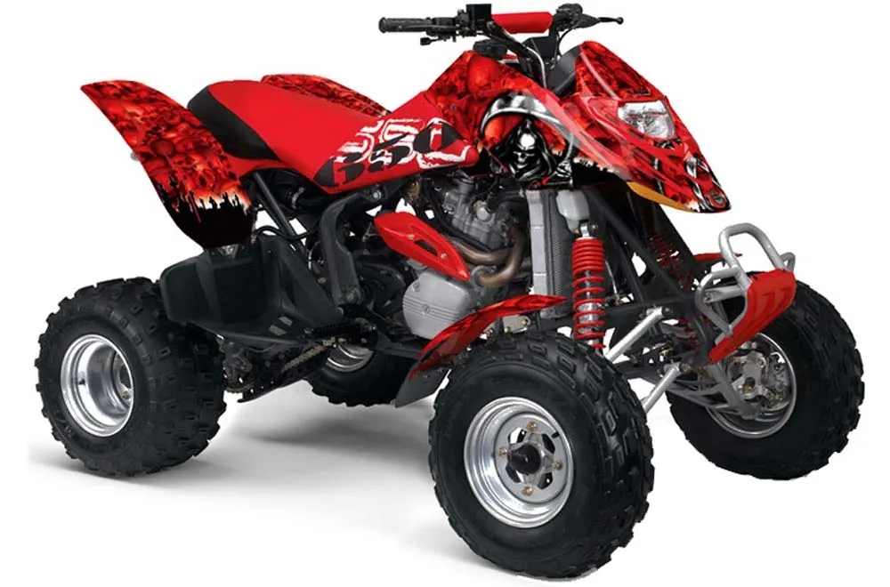 Can Am Bombardier DS650 ATV Graphic Kit - 2000-2007 Reaper Red