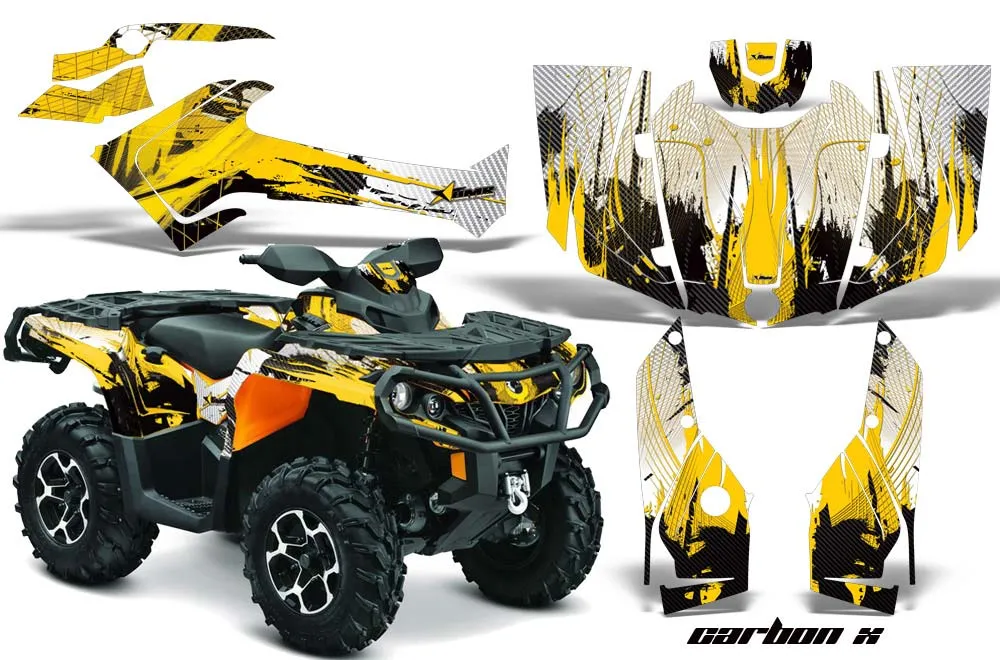 Can Am Outlander 500 / 650 / 800 / 800R / 1000 XT-P ATV Custom Graphic Kit - 2013-2016