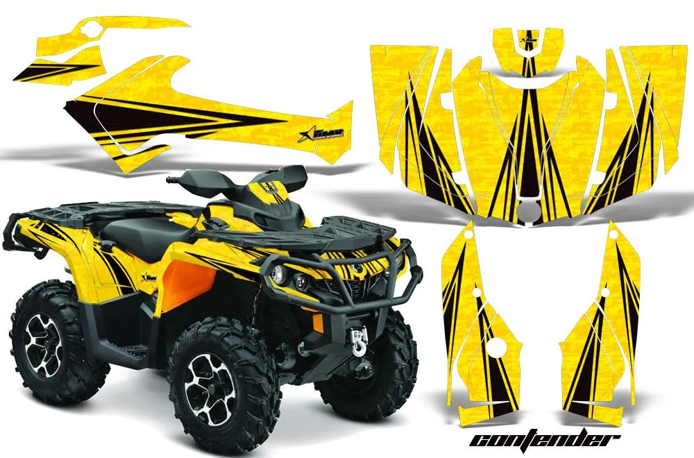 Can Am Outlander 500 / 650 / 800 / 800R / 1000 XT-P ATV Custom Graphic Kit - 2013-2016