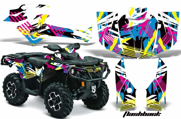 Can Am Outlander 500 / 650 / 800 / 800R / 1000 XT-P ATV Custom Graphic Kit - 2013-2016