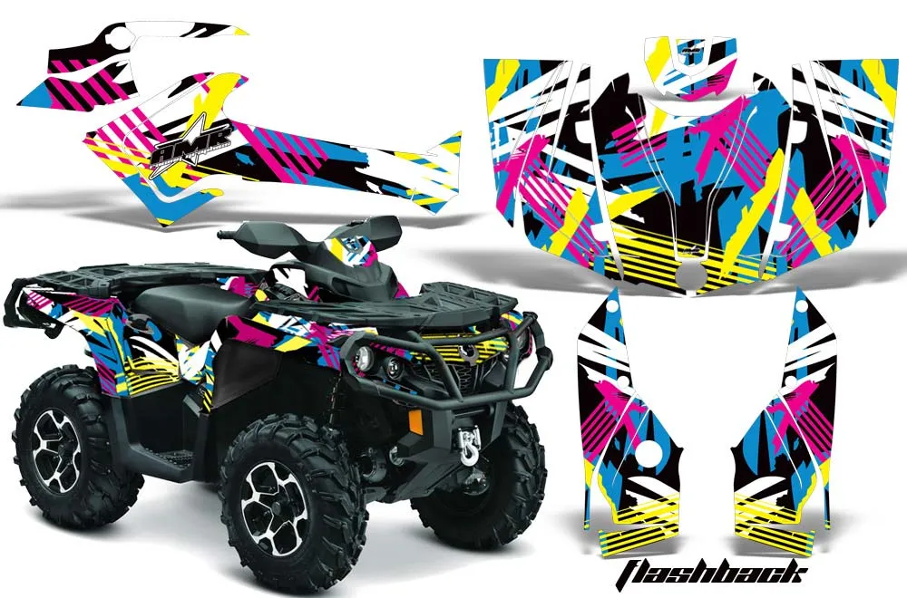 Can Am Outlander 500 / 650 / 800 / 800R / 1000 XT-P ATV Custom Graphic Kit - 2013-2016