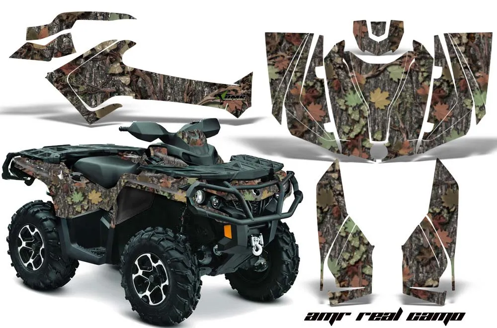 Can Am Outlander 500 / 650 / 800 / 800R / 1000 XT-P ATV Custom Graphic Kit - 2013-2016