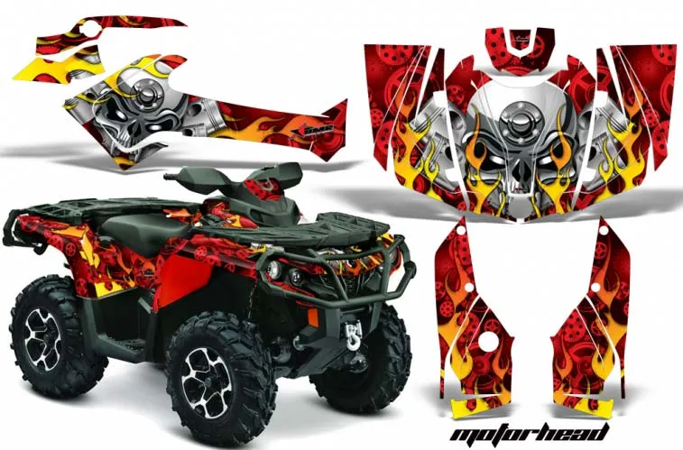 Can Am Outlander 500 / 650 / 800 / 800R / 1000 XT-P ATV Custom Graphic Kit - 2013-2016