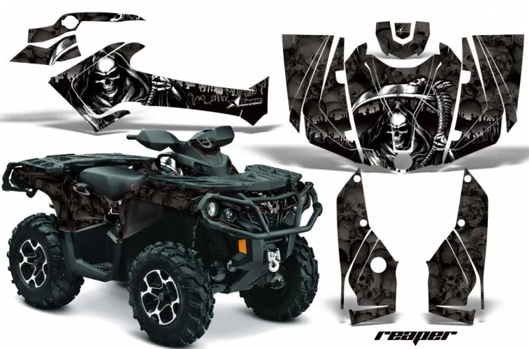 Can Am Outlander 500 / 650 / 800 / 800R / 1000 XT-P ATV Custom Graphic Kit - 2013-2016