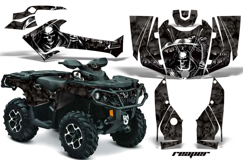 Can Am Outlander 500 / 650 / 800 / 800R / 1000 XT-P ATV Custom Graphic Kit - 2013-2016