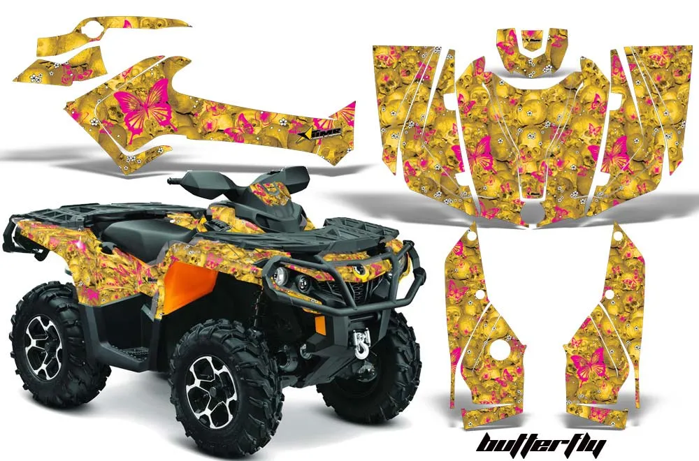 Can Am Outlander 500 / 650 / 800 / 800R / 1000 XT-P ATV Custom Graphic Kit - 2013-2016