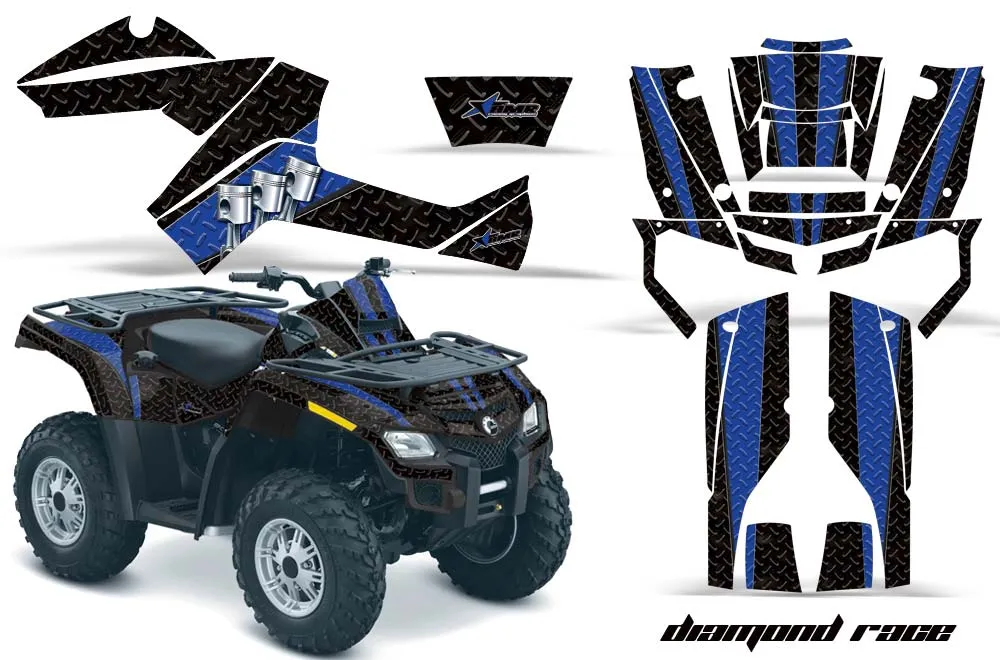 Can Am Outlander EFI 500 / 650 / 800 / 1000 ATV Custom Graphic Kit - 2006-2011