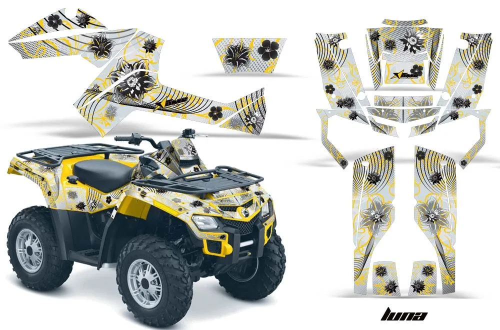Can Am Outlander EFI 500 / 650 / 800 / 1000 ATV Custom Graphic Kit - 2006-2011