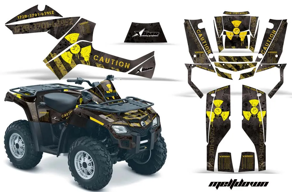 Can Am Outlander EFI 500 / 650 / 800 / 1000 ATV Custom Graphic Kit - 2006-2011