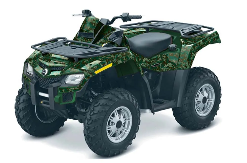 Can Am Outlander EFI 500 / 650 / 800 / 1000 ATV Graphic Kit - 2006-2011 Digi Camo Green