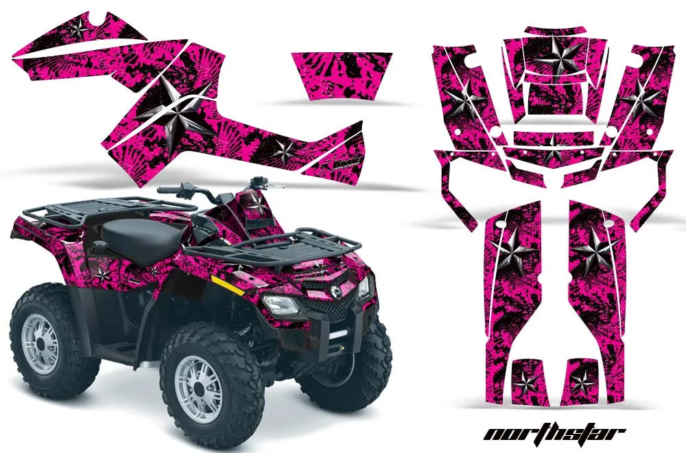 Can Am Outlander EFI 500 / 650 ATV Custom Graphic Kit - 2012-2015