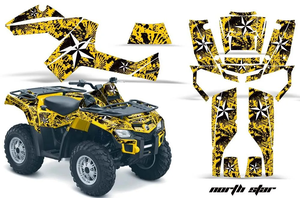 Can Am Outlander EFI 500 / 650 ATV Custom Graphic Kit - 2012-2015