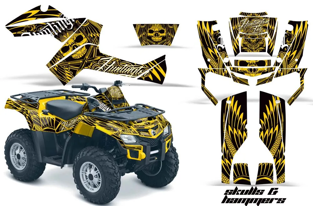 Can Am Outlander EFI 500 / 650 ATV Custom Graphic Kit - 2012-2015