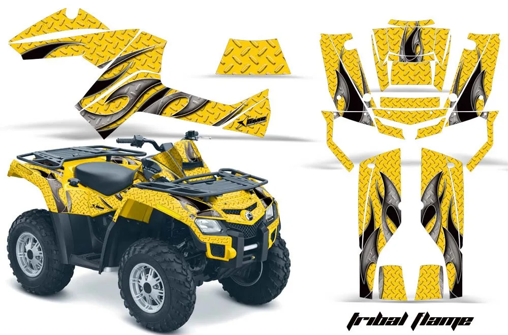 Can Am Outlander EFI 500 / 650 ATV Custom Graphic Kit - 2012-2015