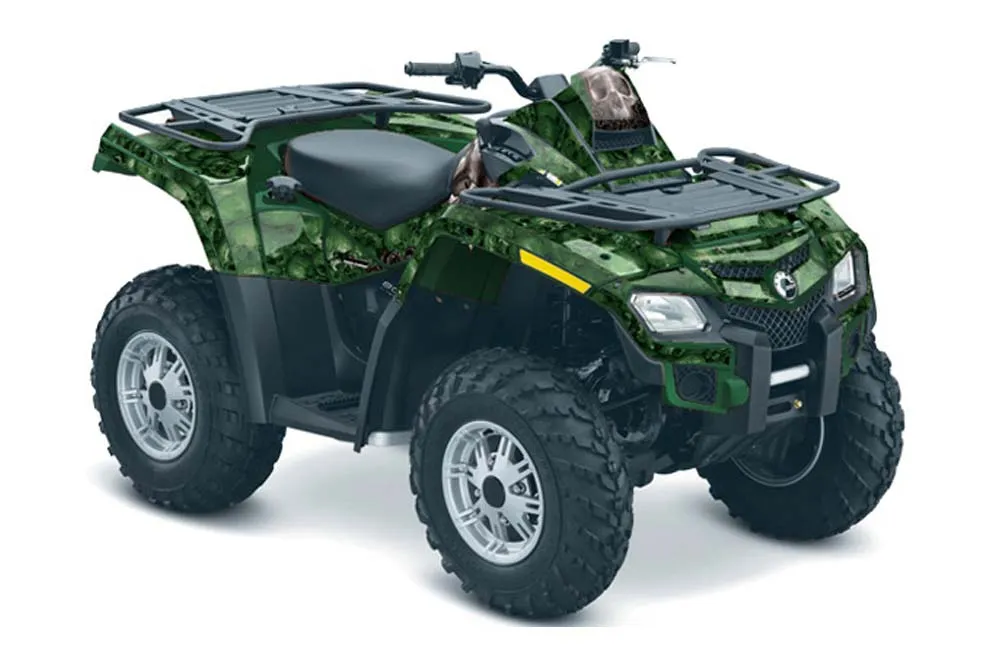 Can Am Outlander EFI 500 / 650 ATV Graphic Kit - 2012-2015 Bone Collector Green