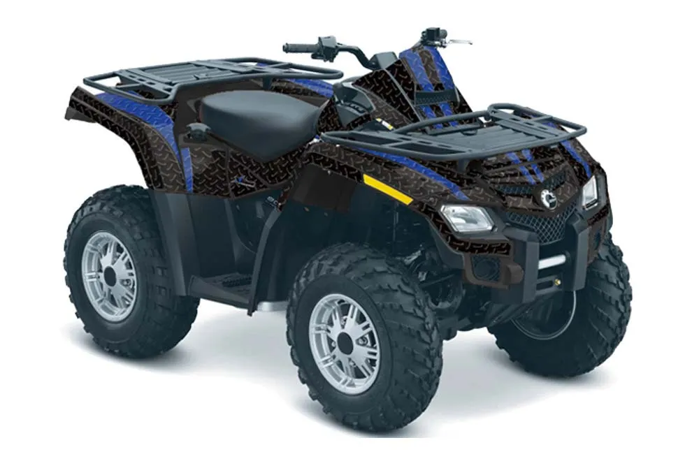 Can Am Outlander EFI 500 / 650 ATV Graphic Kit - 2012-2015 Diamond Race Blue