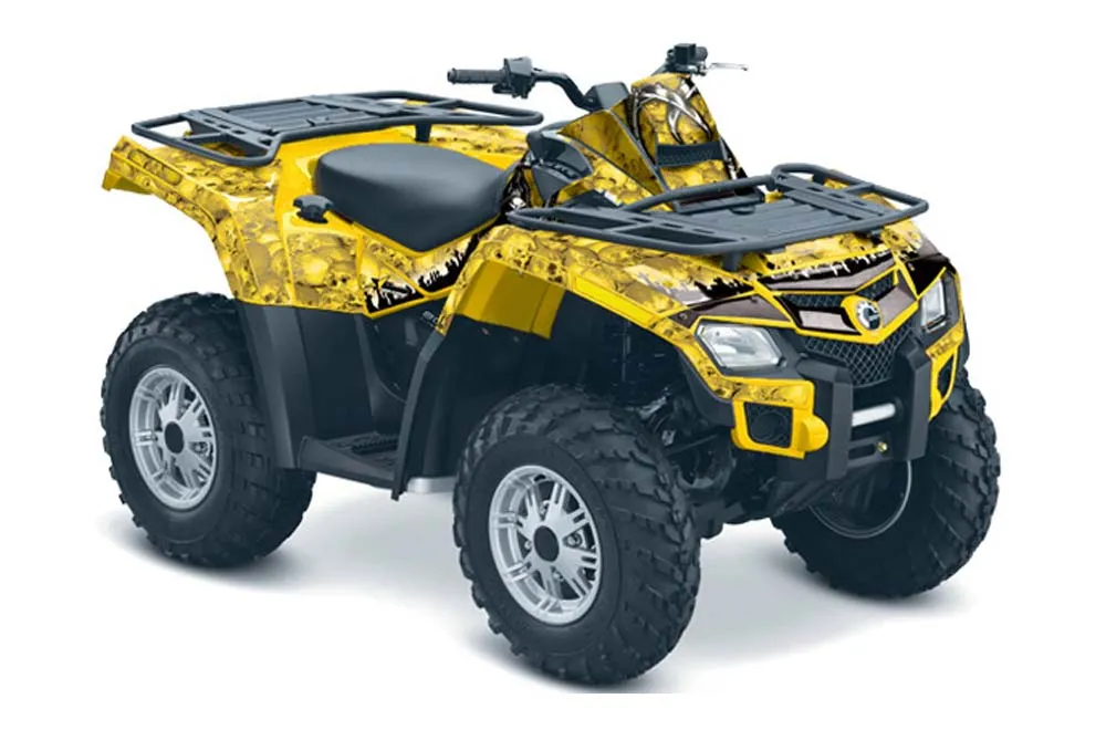 Can Am Outlander EFI 500 / 650 ATV Graphic Kit - 2012-2015 Reaper Yellow
