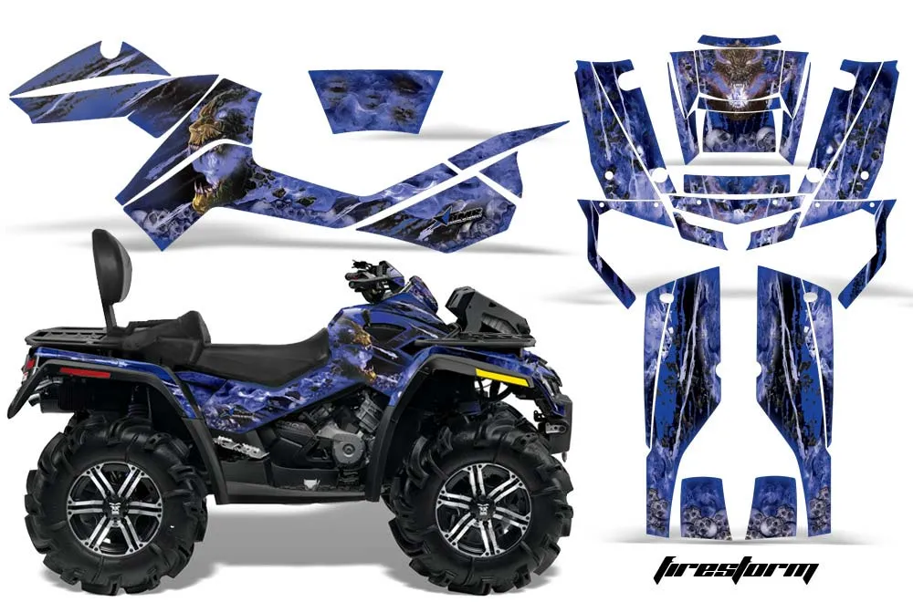 Can Am Outlander MAX 500 / 650 / 800 ATV Custom Graphic Kit - 2006-2012