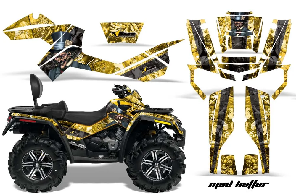 Can Am Outlander MAX 500 / 650 / 800 ATV Custom Graphic Kit - 2006-2012
